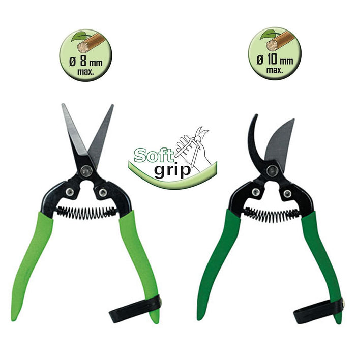 Set forbici da giardino giardiniere in acciaio