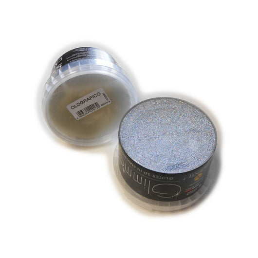 Glitter da 250ml in gel per pittura, colori olografico