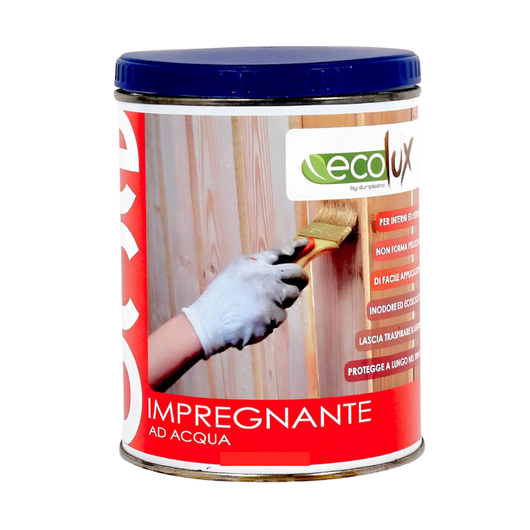 Ecolux impregnante fondo protettivo acrilico pigmentato rovere per legno *** formato 0,750 lt, confezione 1