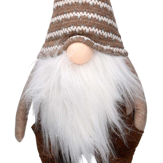 Gnomo tessuto beige cm 25x20h72