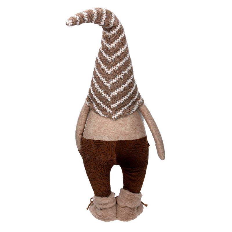 Gnomo tessuto beige cm 25x20h72