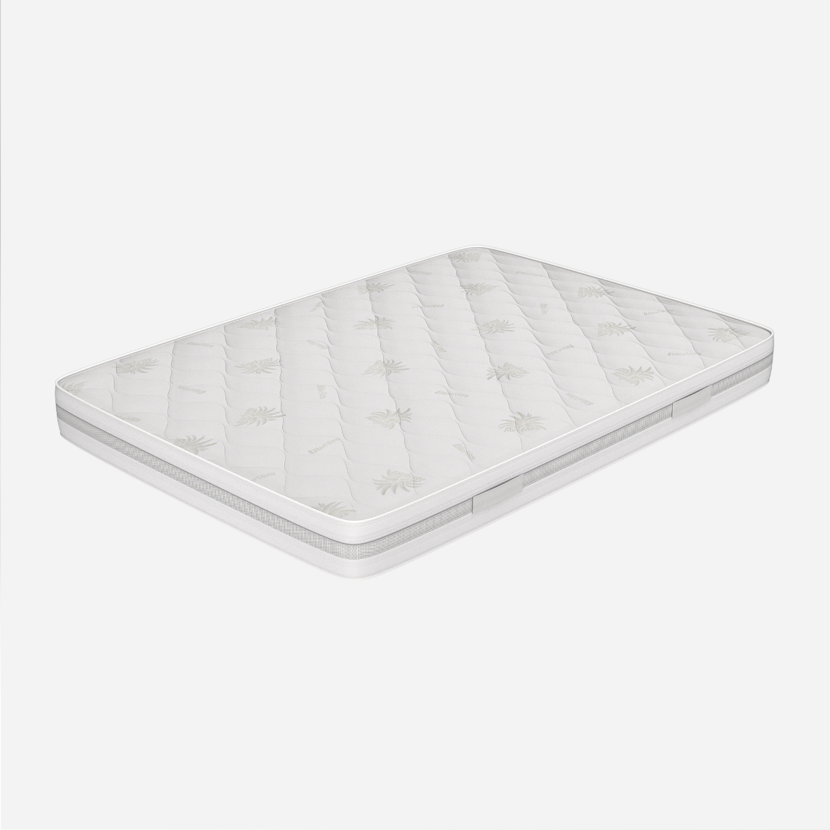 Materasso alla Francese 140x195, Alto 24 cm - Waterfoam, Sfoderabile, Rivestimento in Aloe Vera | Goemon