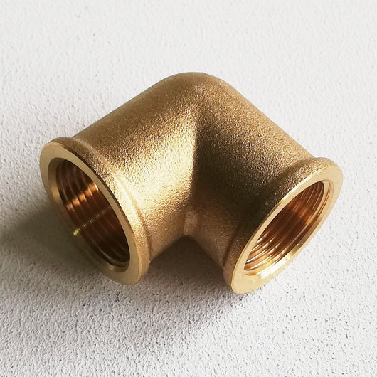 Gomito curva da 3/4 ff in ottone