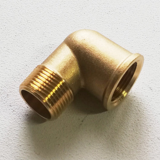 Gomito curva da 3/8 mf in ottone