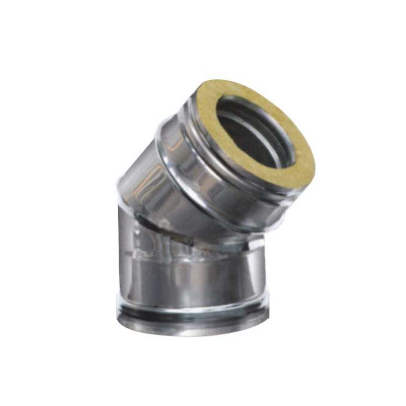 Gomito Inox Settori 45° 13/18 Dp Maral