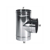 Gomito T Inox 10 Laterale m Maral