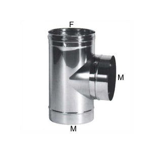 Gomito T Inox 14 Laterale m Maral