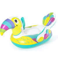 Gonfiabile A Forma Di Tucano Cavalcabile 173x91cm Per Bambini Con Maniglie 41437         