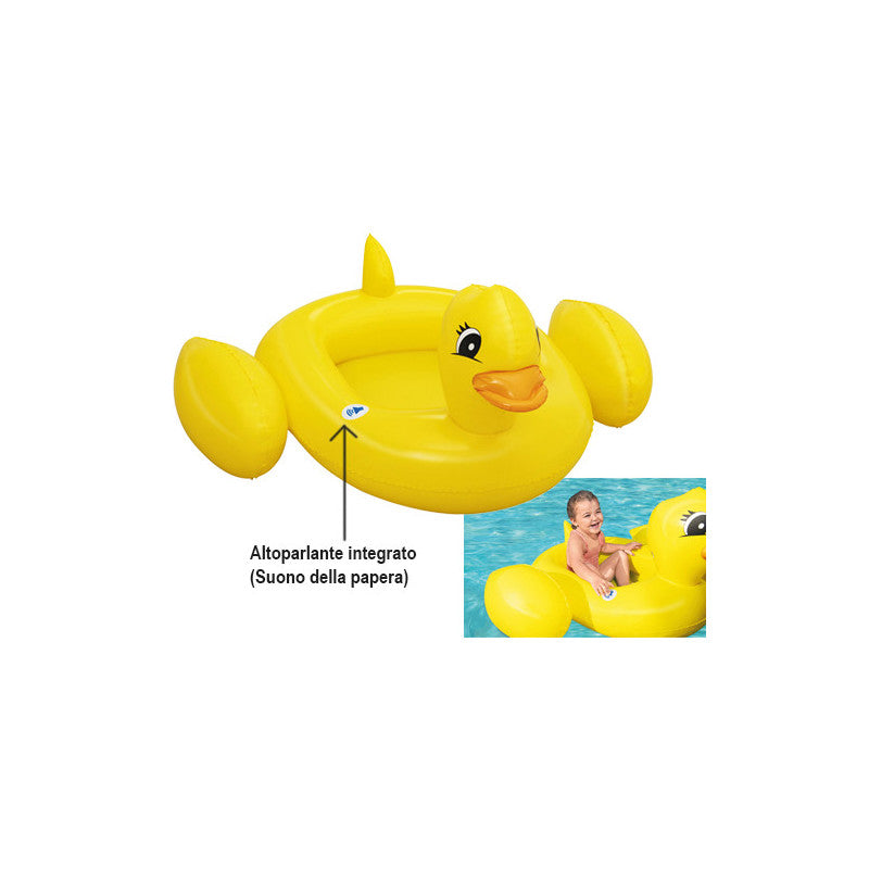 Gonfiabile papera speaker Bestway 140×98 cm – Bluetooth · Party piscina