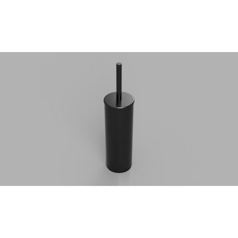 Scopino bianco scuro in ottone nero 38x10,5x9,5cm/ Ø 9cm