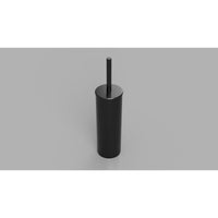 Scopino bianco scuro in ottone nero 38x10,5x9,5cm/ Ø 9cm