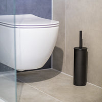 Scopino bianco scuro in ottone nero 38x10,5x9,5cm/ Ø 9cm