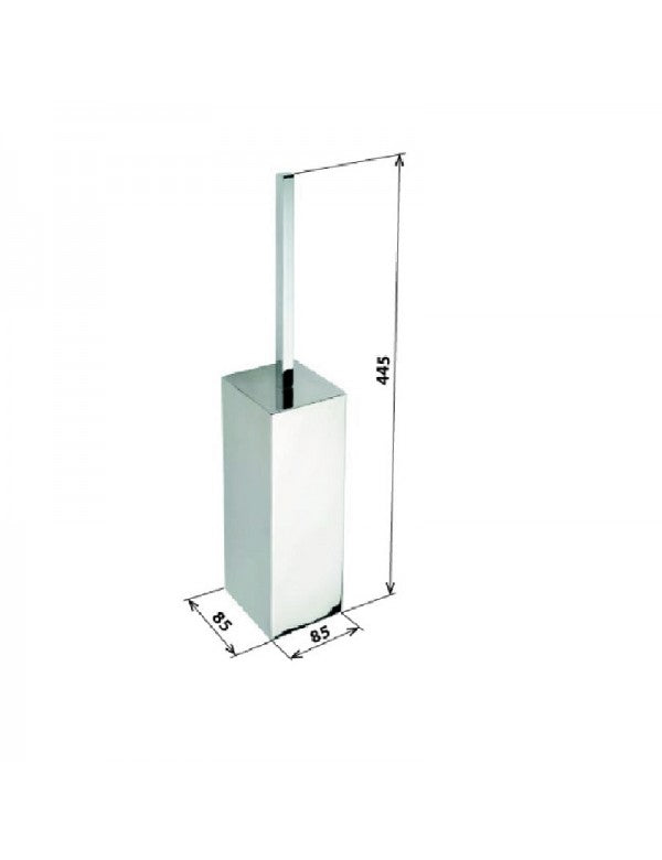 Scopino da fissare o da appoggio PLAZA 8,5x8,5x44,5 cm