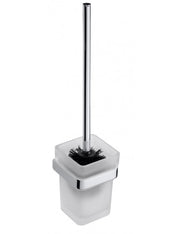 Scopino VIA in ottone cromato e tazza in vetro 9,3x38,5x12,7 cm