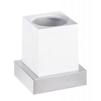 Scopino da parete GAMMA in resina bianca opaca 38,6 x12,5 x10,5 cm