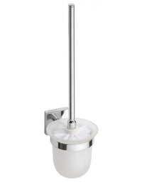 Scopino da parete in vetro spazzolato bianco BETA 11x36x14cm