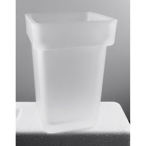 Scopino da parete NIKI in vetro e zinco 37,5 x13,5 x10,5 cm