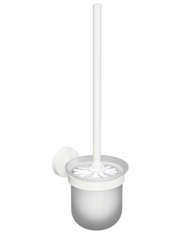 Scopino da parete WHITE in ottone bianco e vetro