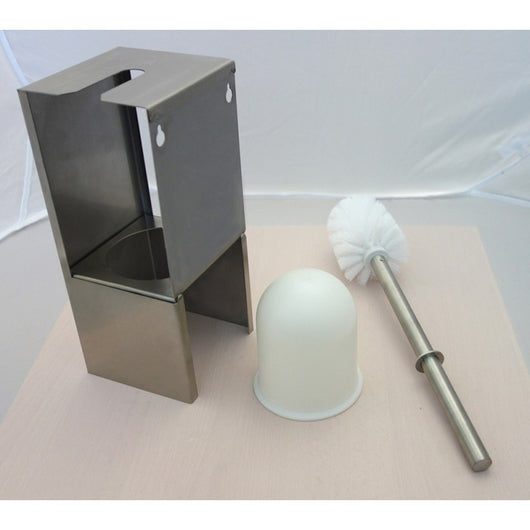 NIVA Scopino in acciaio inox con adesivo 37 x11,5 x 11 cm