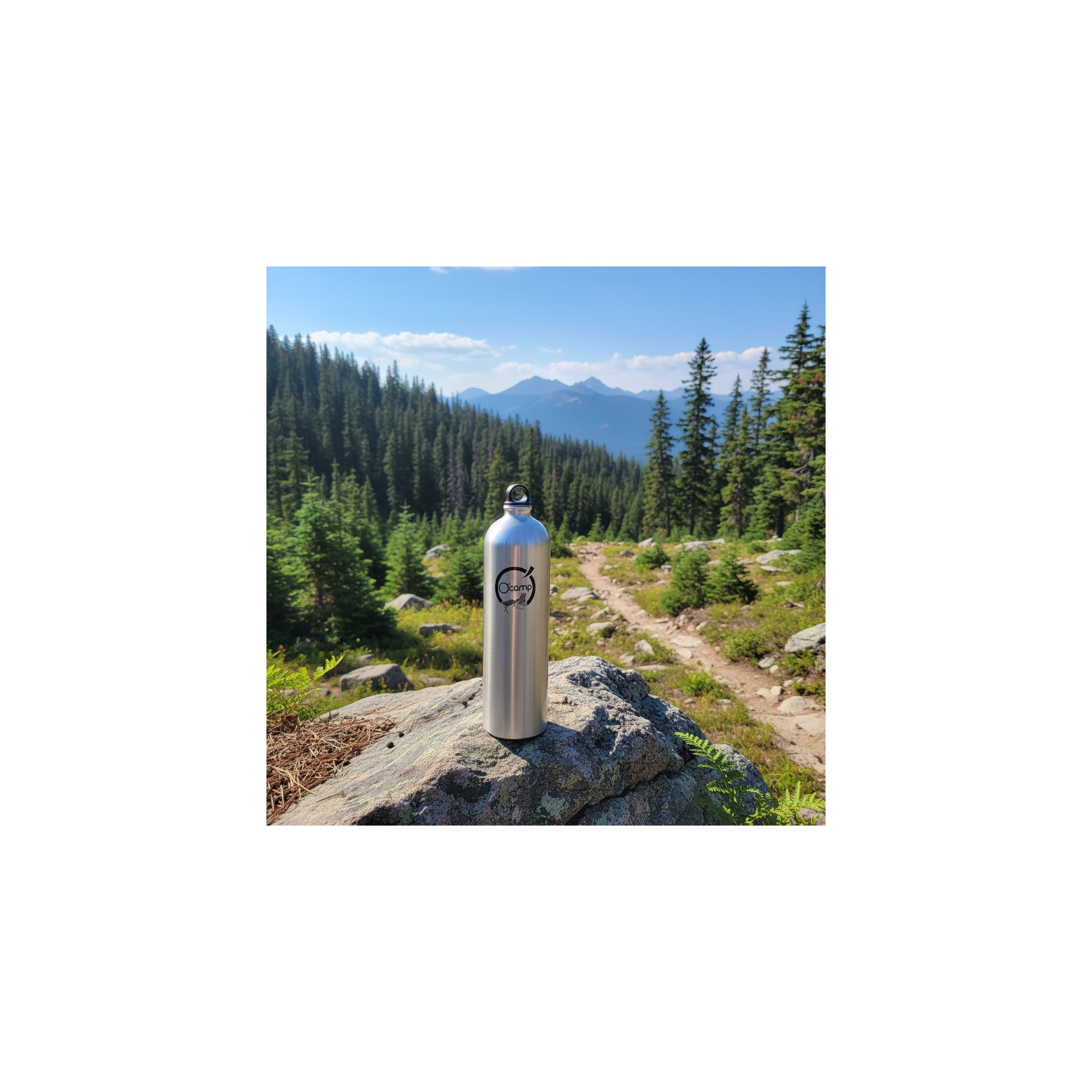 Bottiglia da trekking - O'camp - Alluminio - Capacità: 1,5 litri