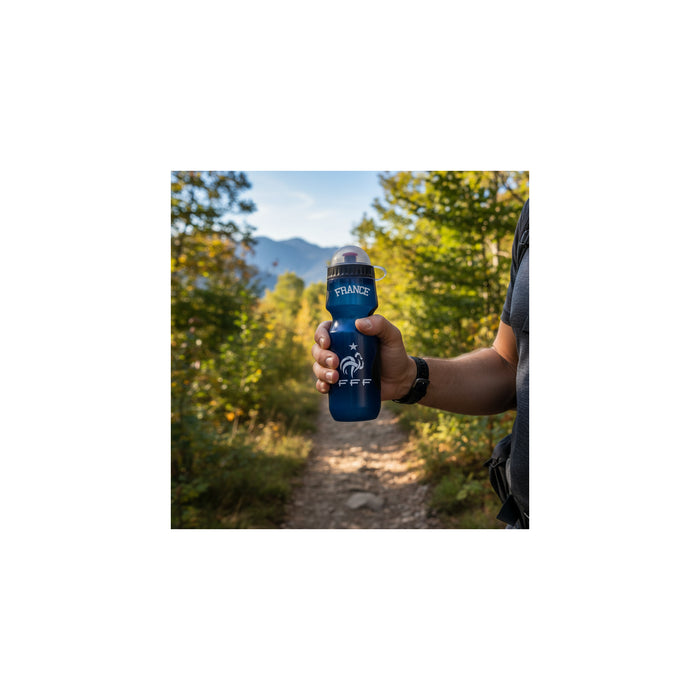 Bottiglia sportiva - Fédération Française de Football - Plastica - Capacità: 600 ml