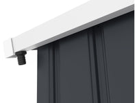 Grondaia per capanno da giardino in metallo da 2-6 m²