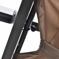 Pergola da Giardino 3x3 m con Tettuccio Retrattile Anti UV e Telaio in Alluminio, Grigio