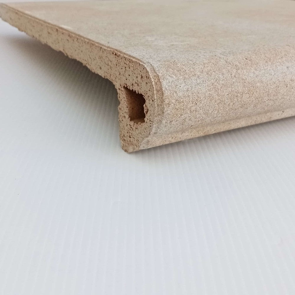 Gradino klinker 325x330x18mm serie capri colore beige - 1pz