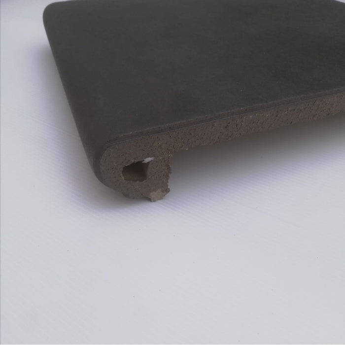 Gradino klinker 325x330x18mm serie orion colore antracite - 1pz