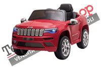Auto Macchina Elettrica per Bambini JEEP GRAND CHEROKEE 12V-Rosso
