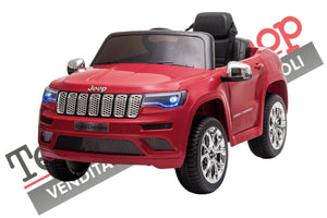 Auto Macchina Elettrica per Bambini JEEP GRAND CHEROKEE 12V-Rosso