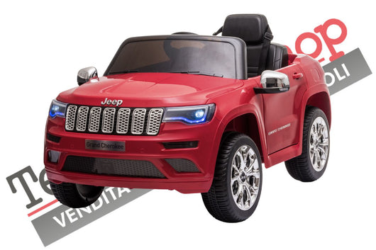 Auto Macchina Elettrica per Bambini JEEP GRAND CHEROKEE 12V-Rosso