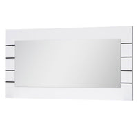Grande specchio bianco 120x60 cm – Collezione LINA