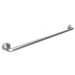 HELP 1200 Maniglione doccia in acciaio spazzolato 128x8x10,6 cm