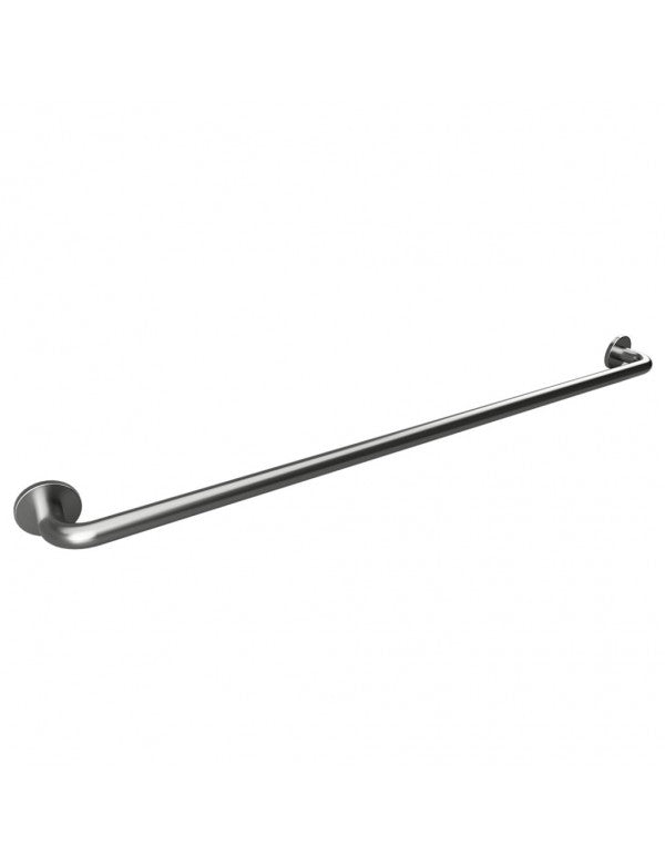 HELP 1200 Maniglione doccia in acciaio spazzolato 128x8x10,6 cm