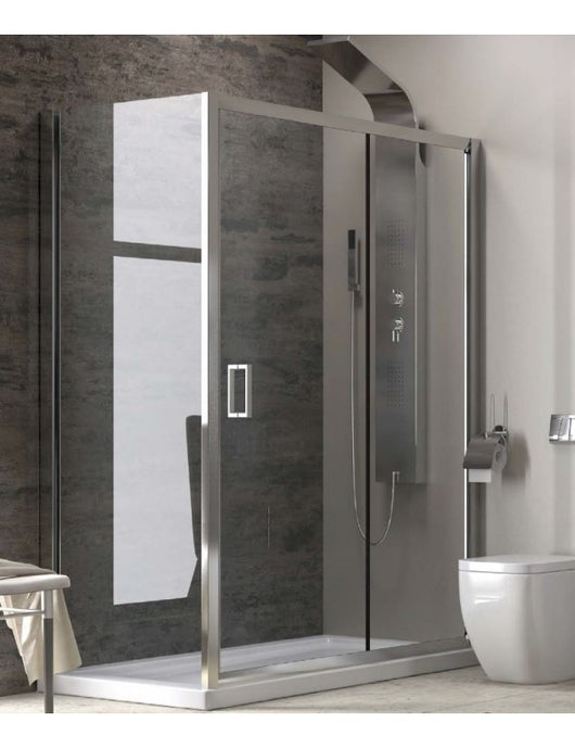 Parete doccia quadrata grande NEW FLORA 500 110x110 x180 cm