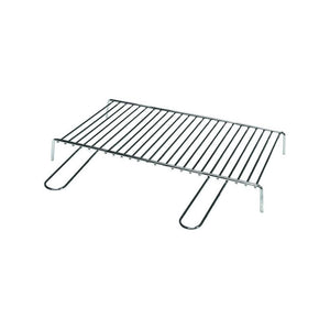 Graticola Sandrigarden acciai, in tondino con piedini, 500x350 mm