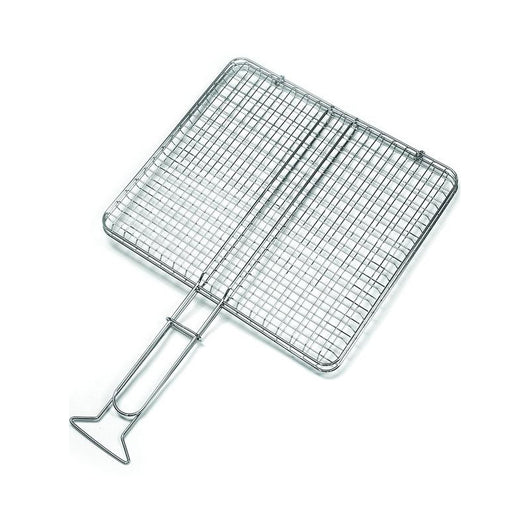 Graticola Sandrigarden cromat, doppie senza piedi, 350x400 mm
