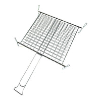 Graticola Sandrigarden doppie, mod. largo con piedi, 350x400 mm