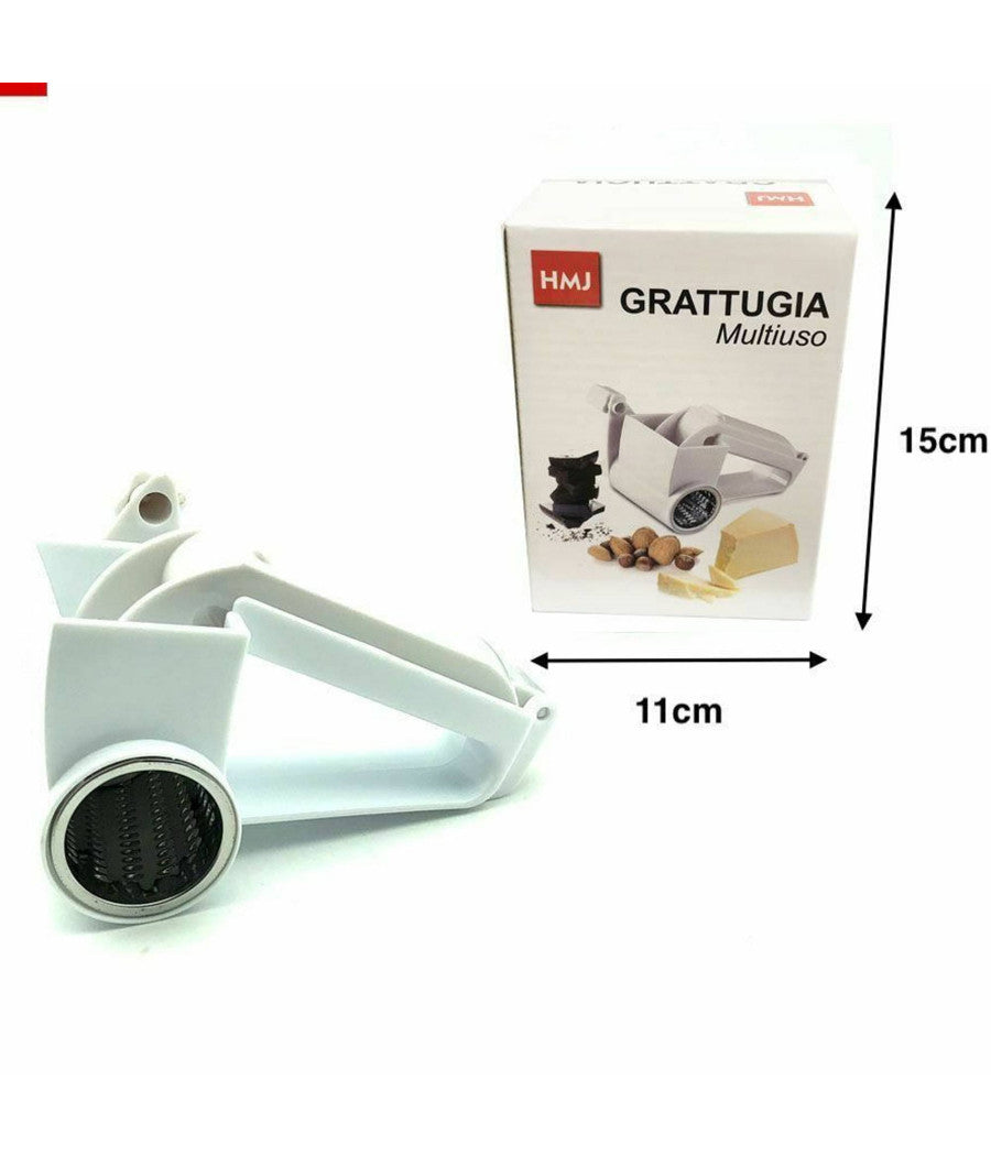 Grattugia A Manovella Manuale Multifunzione Gratta Formaggio Utensile Cucina         