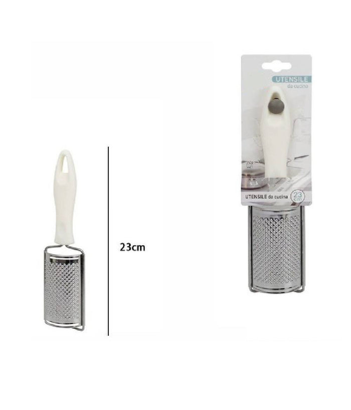 Grattugia Curva Manuale Gratta Formaggi Scorza 23cm Manico Plastica Cucina 66167         
