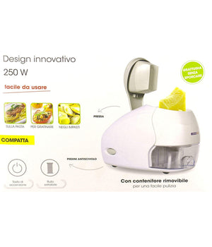 Grattugia Elettrica Professionale 250w Per Formaggio Con Contenitore E Rullo         