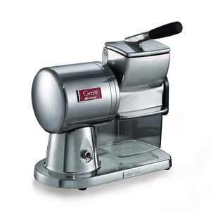 Grattugia elettrica professionale - Per formaggio, pane, cioccolato, frutta secca - 350W - Argento