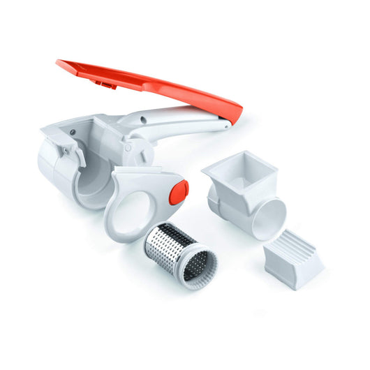 Grattugia elettrica ricaricabile - Rullo in Acciaio Inox - Arancione