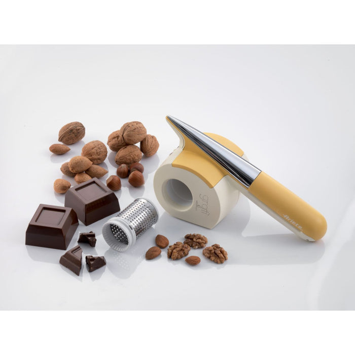 Grattugia Elettrica Senza Filo - Impermeabile, 2 Rulli Acciaio Inox