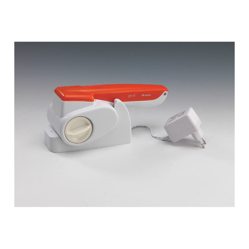 Grattugia elettrica senza filo - Rullo in Acciaio Inox - Batteria ricaricabile - Arancione