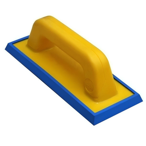 Spatola per fuga doppio profilo gomma intercambiabile azzurrina 95x248 mm