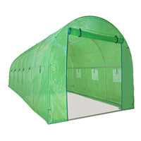 Serra da coltivazione 3x6 M serra da giardino con struttura a tunnel in acciaio zincato e copertura in PE retinato. Greenhouse da 18mq 300x600x190cm