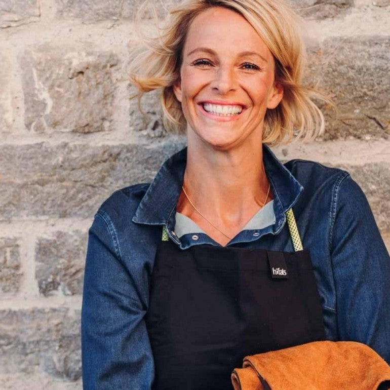 Grembiule nero in tessuto by Höfats