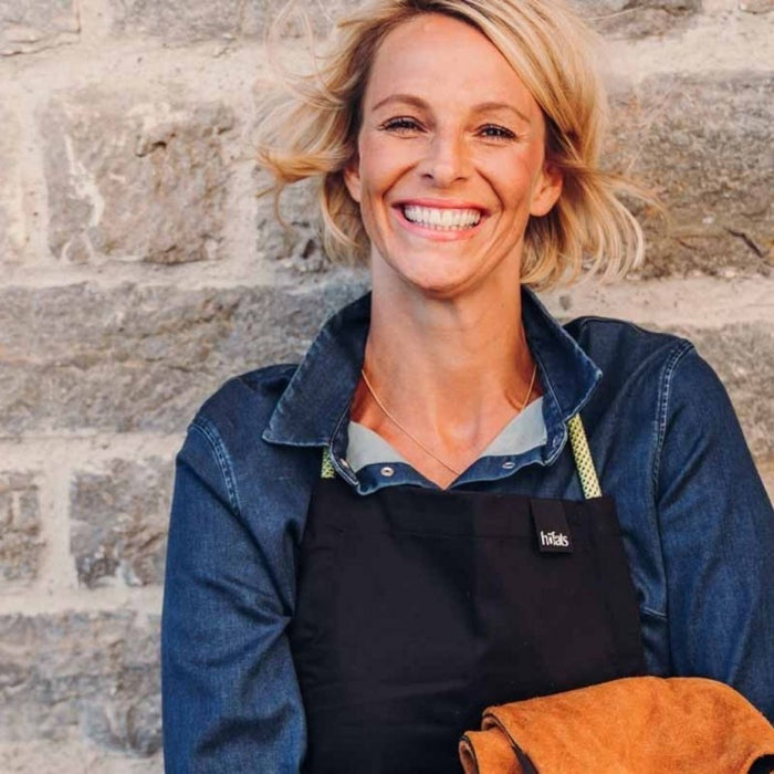 Grembiule nero in tessuto by Höfats